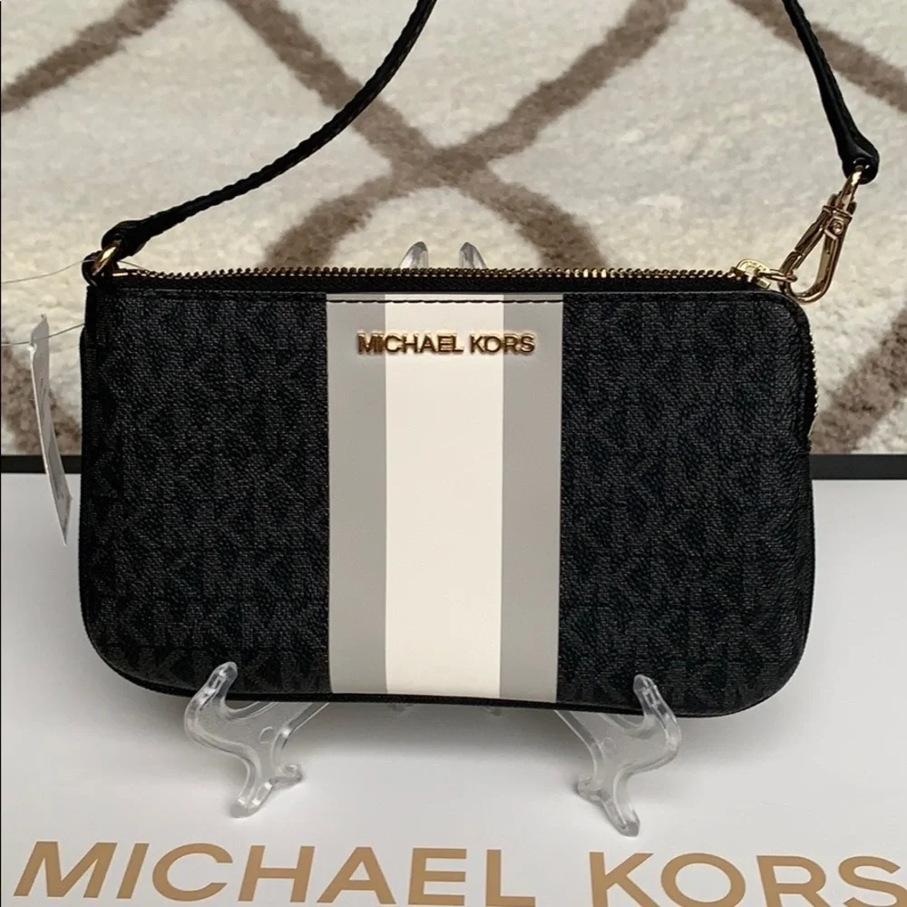 Michael Kors Jet Set Travel Lg Top Zip Wristlet